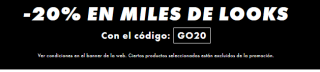 20% descuento en miles de looks en tu compra en ASOS