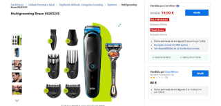 Multigrooming BRAUN MGK-5245 7 en 1 por solo 19,90€