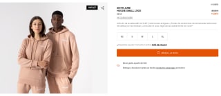 Sudadera Unisex Six June Hoodie Small Logo por 15€