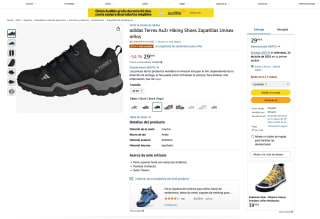 Zapatillas Adidas Terrex Ax2r Hiking Shoes Unisex niños por 29,94€