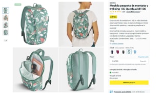Recopilación de mochilas de 10l desde Decathlon por 3,99€