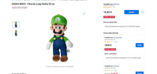 Peluche Peluche Luigi marca Simba 30 cm por 12,43€