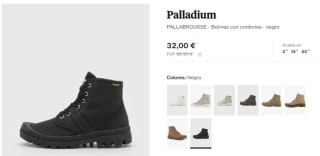 Calzado Palladium desde solo 30€ ofertazas