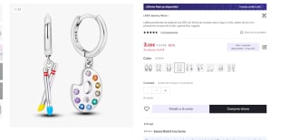 Pendientes de plata de ley 925 laza por tan sólo 3€