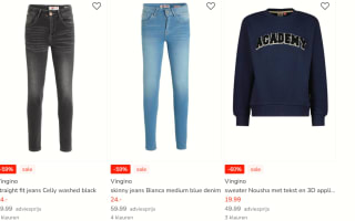 Tot 60% korting op alles van Vingino bij Kleertjes