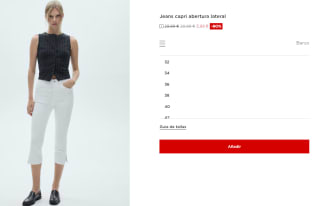 Jeans capri abertura lateral para Mujer por 5.99€