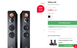 Teufel ULTIMA 40 - Vloerstaande hifi stereo speakers voor €299,99 bij Teufel