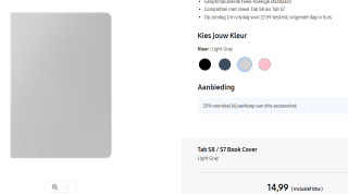 Samsung EF-BT630 - Flip cover voor tablet voor €14,99 in de Samsung Store