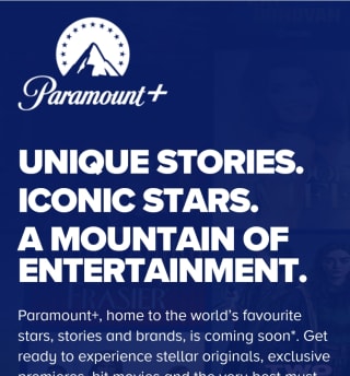 1 Month Free Paramount at Paramount+