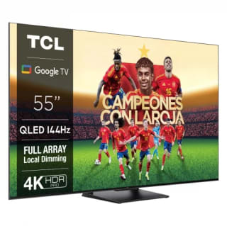 TV QLED 55" TCL 55C745, 4K UHD, Dolby Vision IQ, Smart TV, HDR10+ por 424,15€