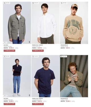 Hasta -85%, -30% en la Segunda Unidad Fifty.