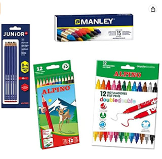 Pack Alpino material escolar por 8.88€