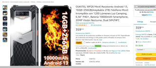 Movil OUKITEL WP26 16GB+256GB (Ampliable 2TB) por 179.99€