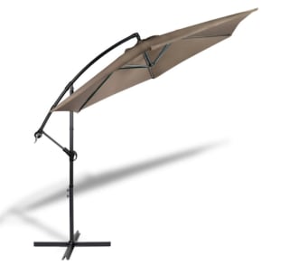 Hangende parasol met hoes voor €59,95 BIJ iBOOD
