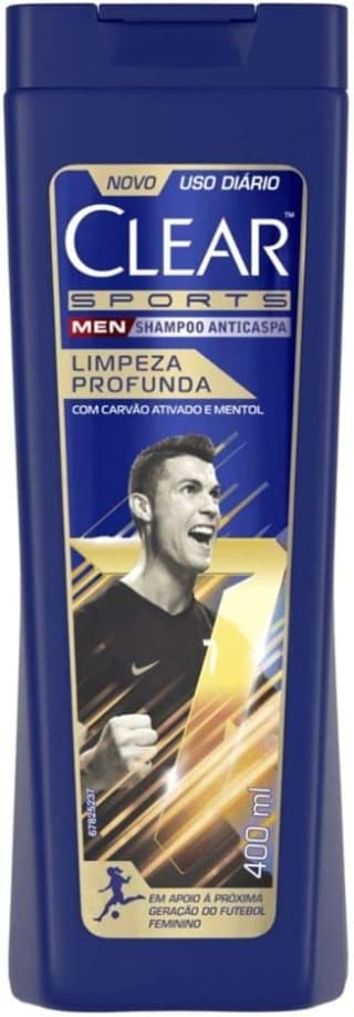 Shampoo Anticaspa Clear Sports Men de 400ml - R$ 34,30