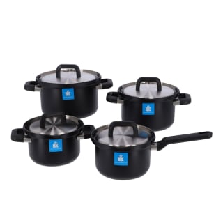 BK Flow Cool Black RVS pannenset 4-delig VOOR €119,99 bij Marskramer