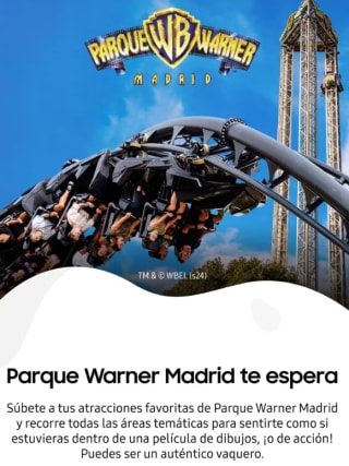 30% descuento Parque Warner mediante Samsung