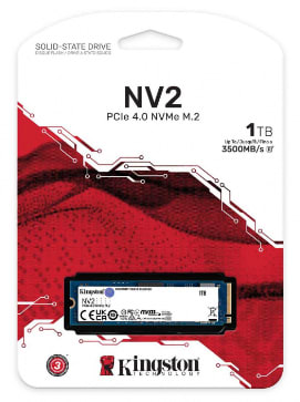 SSD Kingston NV2 NVMe 1TB por $1,109 en CyberPuerta