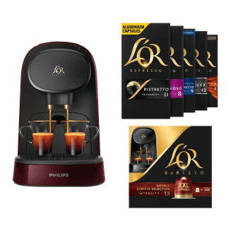 Cafetera L´Or Barista + 150 capsulas por 59€ en L´Or Espresso	varios colores