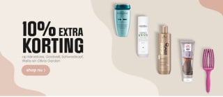 10% extra korting op Kérastase, Goldwell, Schwarzkopf, Wella & Olivia Garden bij Haarshop