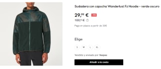 Sudadera para Hombre Oakley Wanderlust Fz Hoodie por 29.99€