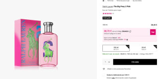 Ralph Lauren The Big Pony 2 Pink Eau de Toilette para mujer 100ml por 24,64€