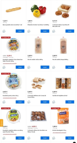 50% que Vuelve en Carrefour.