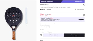 Pala de Pádel FILA The Bellator Pala Vintage FILA de Precisión + Protector por 56.31€ (Cuenta Nueva 44.31€)