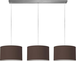 Home Sweet Home hanglamp Beam 3L, chocolade Lampenkap, 35cm voor €28,95 bij Bol.com