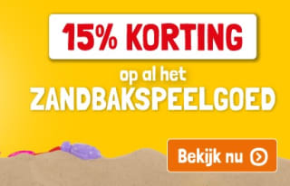 15% korting op alle Zandbakken en Zandbakspeelgoed bij Lobbes
