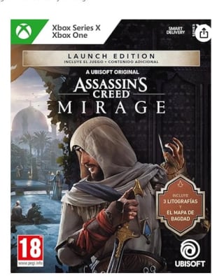 Juego Assassin's Creed Mirage Launch Edition (Xbox One/Series X) por 16,95€
