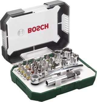 [BELGIË] Bosch Accessories 26-delige schroevendraaier- en ratelbitset voor €11,99 bij Amazon BE