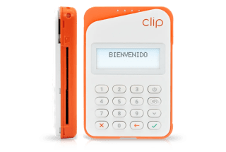 Lector de cobro con tarjetas Clip terminal punto de venta