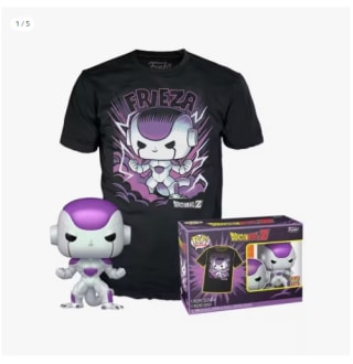 Funko Pop Tees Frieza Dragon ball Z 861 + Camiseta por 12.15€