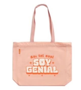 Mr Wonderful Bolsa de tela tote bag Así tal cual, soy genial naranja por 8,48€.