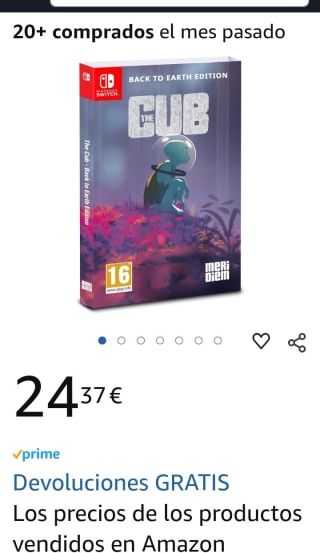 The Cub. Back to Earth Edition Nintendo Switch por 22,31€.