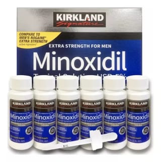 Minoxidil Kirkland 5% Pack 6 envases 60ml por $525 en Mercado Libre