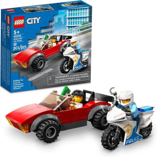 LEGO City Moto de Policía y Auto a la Fuga por $184 en Amazon