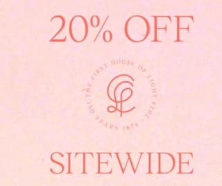 20% korting op de hele site van Louis Poulsen