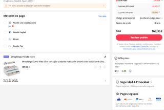 Cama Nido Elliot con cajón y estante habitación Juvenil color blanco artik y blanco velho a solo 169,35€