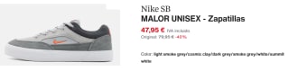 Zapatillas Nike SB MALOR por 47.95€