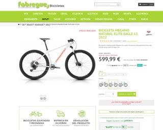 Bicicleta Megamo Natural Elite Eagle 15 2022 por 599,99€