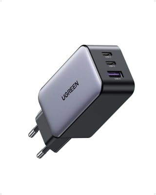 UGREEN Nexode USB C oplader 65W USB C voeding 3-poorts voor €28,63 bij Amazon