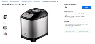 Panificadora Mandine MBM450-18 por 15€