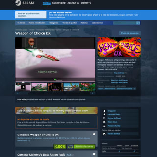 Juego Weapon of Choice DX Steam Gratis con Steampowered