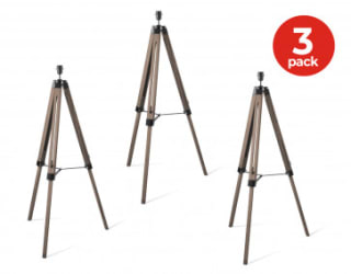 3-pack vloerlamp voet Dia voor €19,99 bij Dagknaller