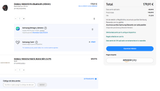 Samsung Galaxy Watch5 Pro Bluetooth (45mm) + Galaxy Watch6 Fabric Band Slim por 179,91€