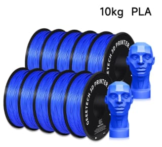 10kg filamento de plástico PLA para impresora 3D de 1,75mm, sin enredos por 80,03€