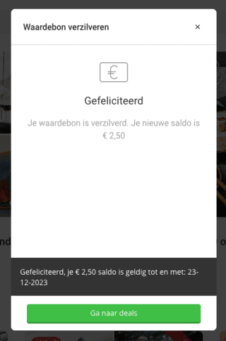 Social Deal kortingscode voor € 2,50 korting