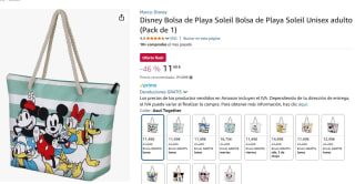 Recopilación Bolsa de Playa Soleil Unisex Disney por 11,49€